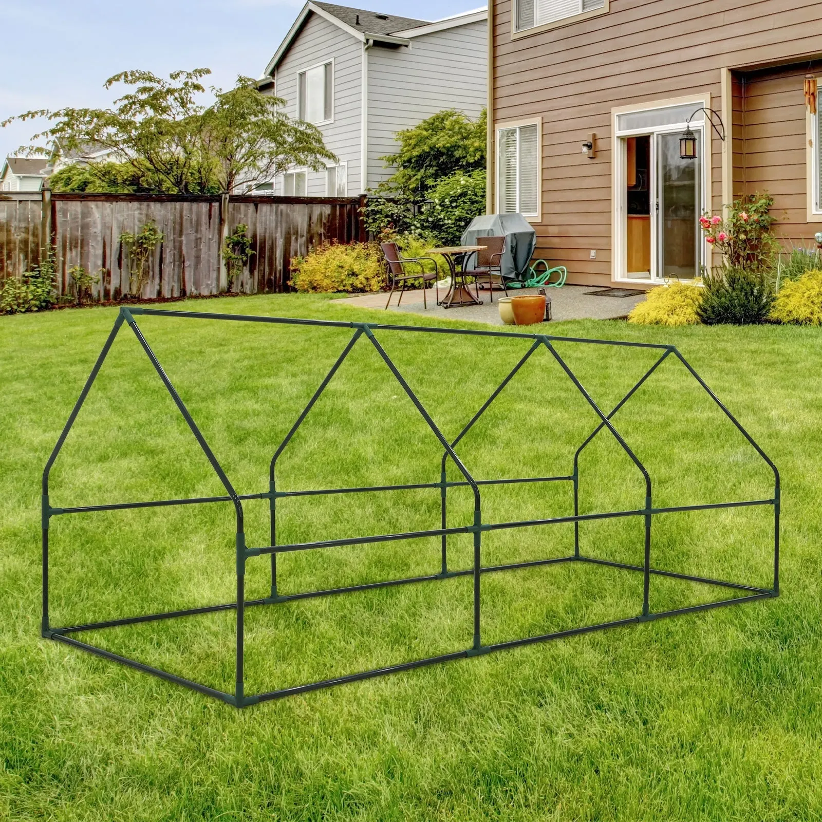 EAGLE PEAK Pack of 16pcs 4 Types Greenhouse Frame Connectors 0.63 in, PVC Pipe Joint for Flower Stands Gardening Frame Construction