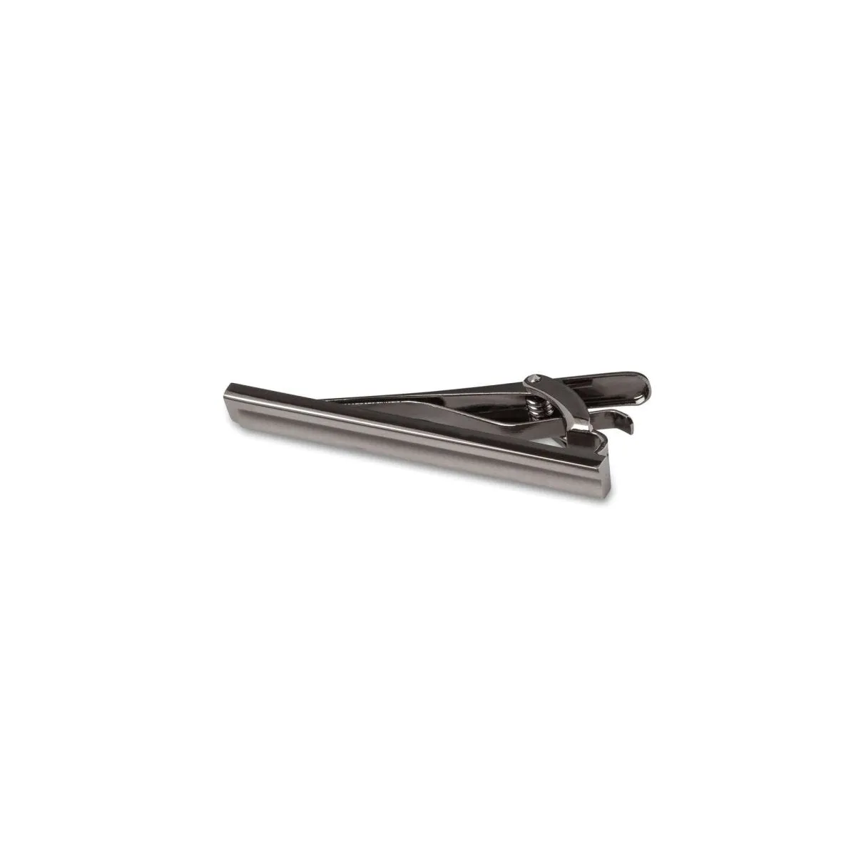 Gunmetal Abstract Tie Bar
