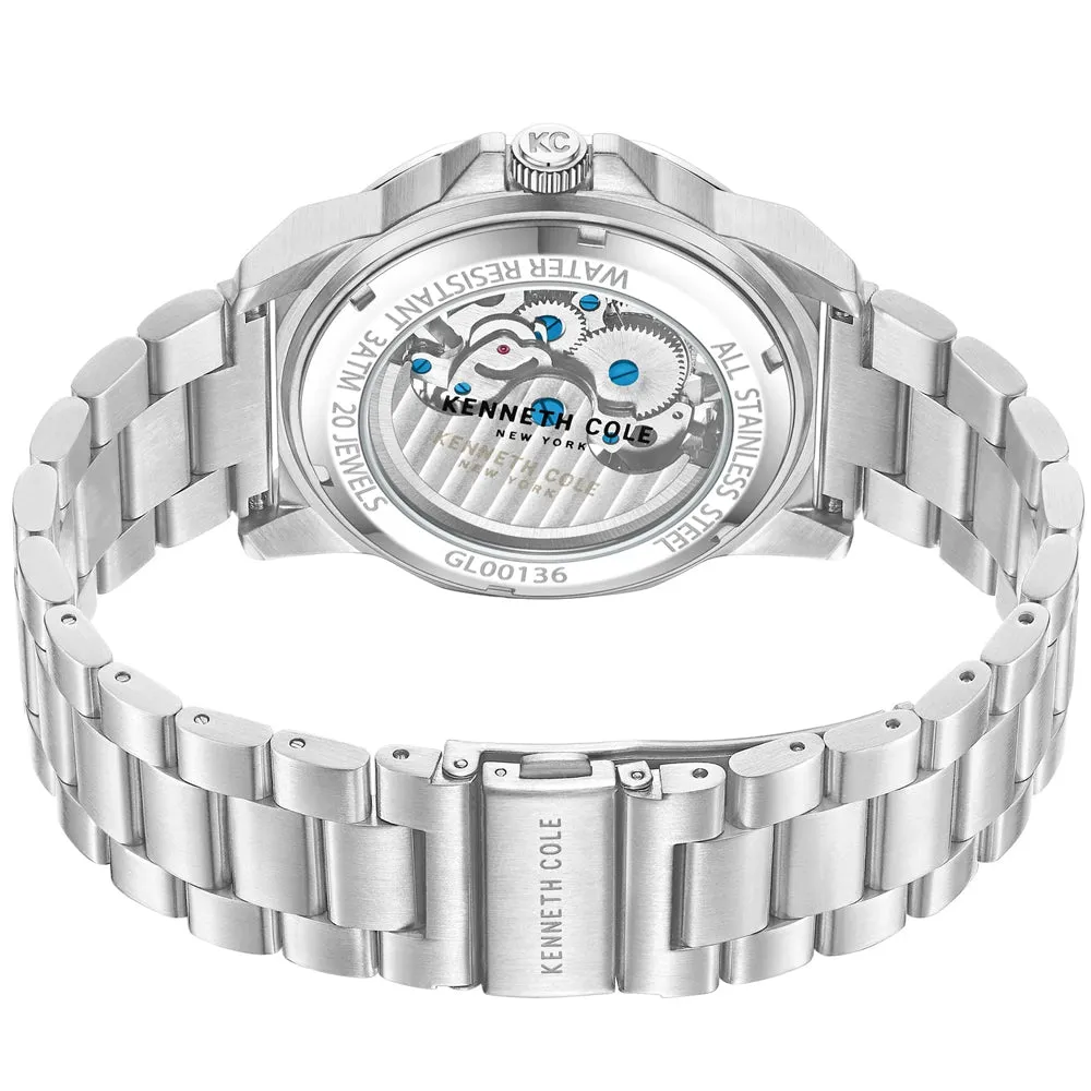 Kenneth Cole Stainless Steel Automatic Men Watch KCWGL0013602