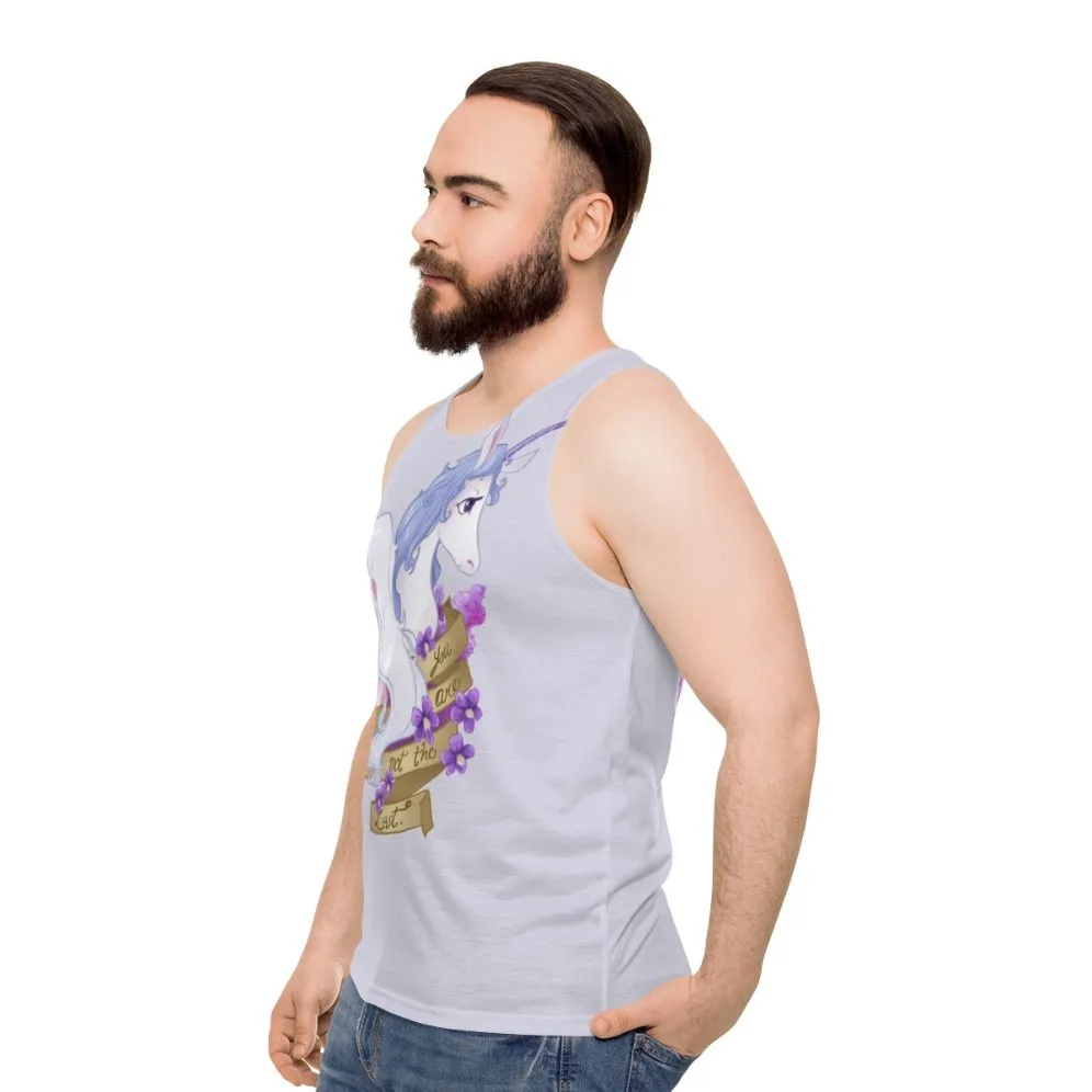 "Embrace the Mystical: 'Not The Last' Unisex Fantasy Tank Top"