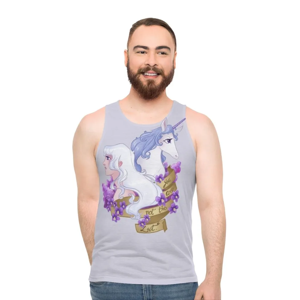 "Embrace the Mystical: 'Not The Last' Unisex Fantasy Tank Top"