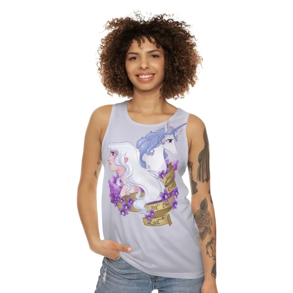 "Embrace the Mystical: 'Not The Last' Unisex Fantasy Tank Top"