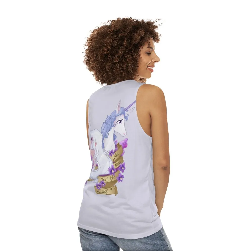 "Embrace the Mystical: 'Not The Last' Unisex Fantasy Tank Top"