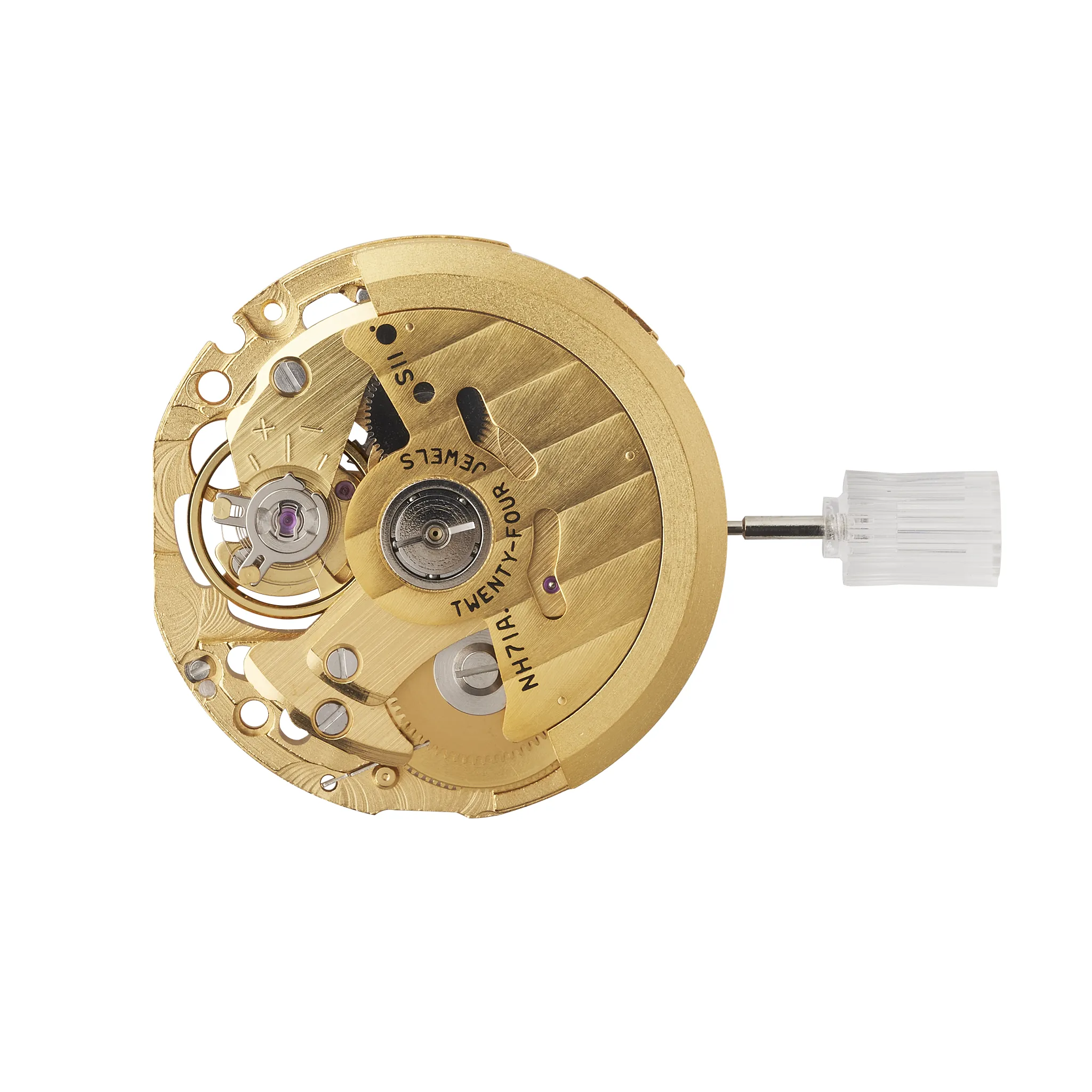 Seiko (SII/TMI) NH71 Gilt Skeletonized Movement