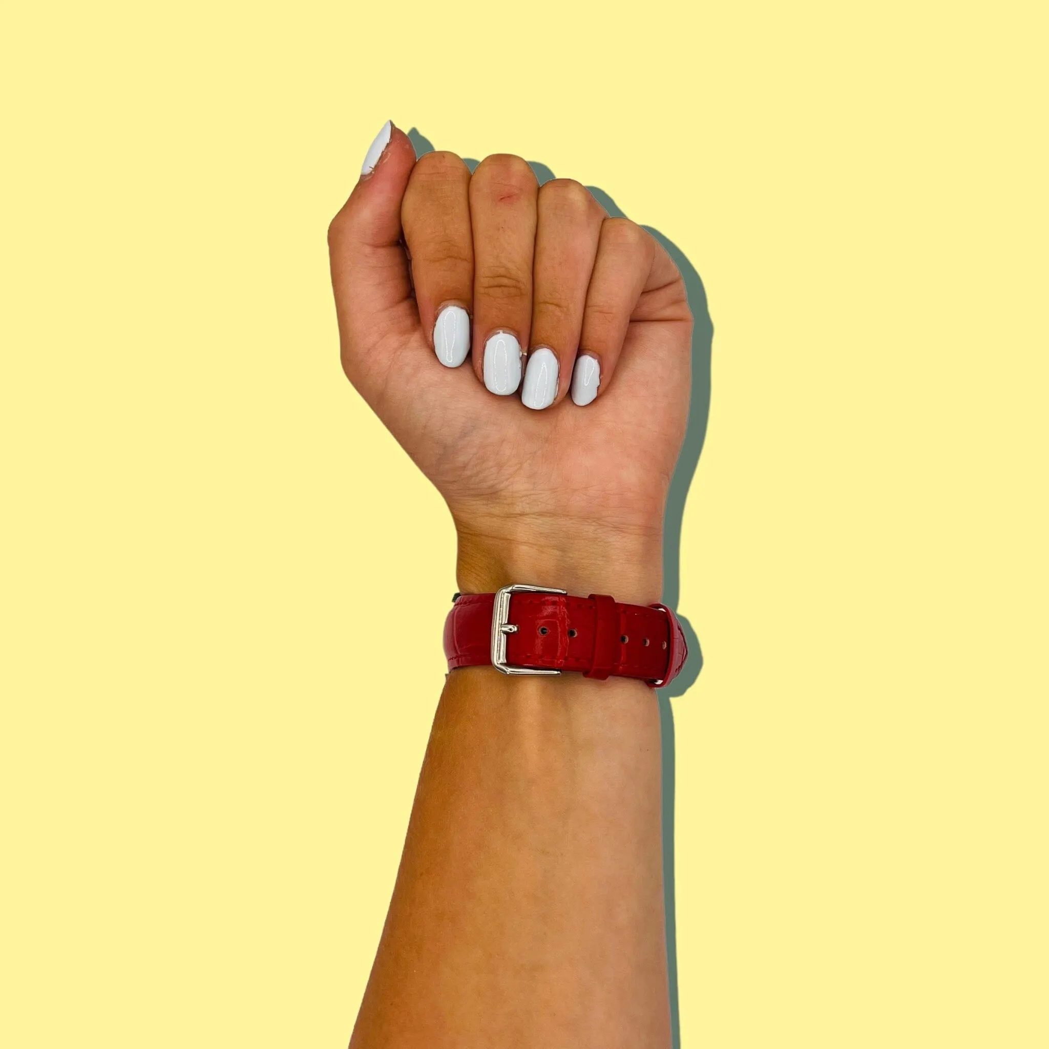 Snakeskin Leather Watch Straps Compatible with the Fitbit Versa 4