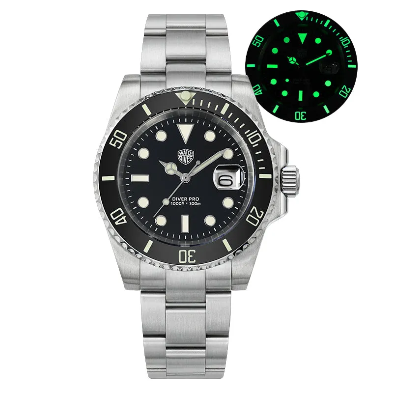 Watchdives WD1680Q Sapphire Crystal Quartz Dive Watch