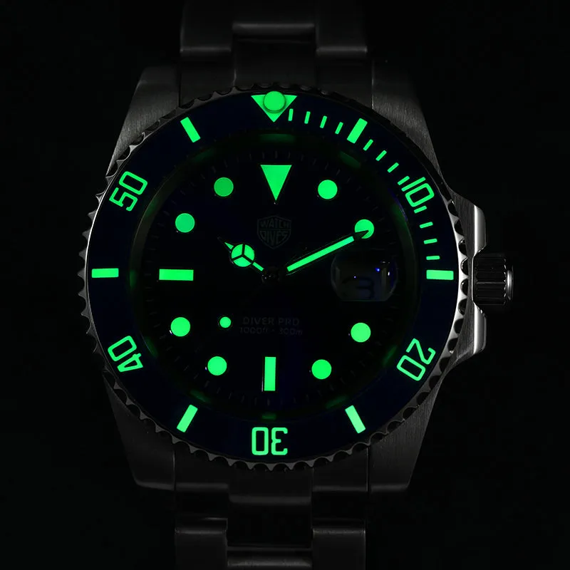 Watchdives WD1680Q Sapphire Crystal Quartz Dive Watch