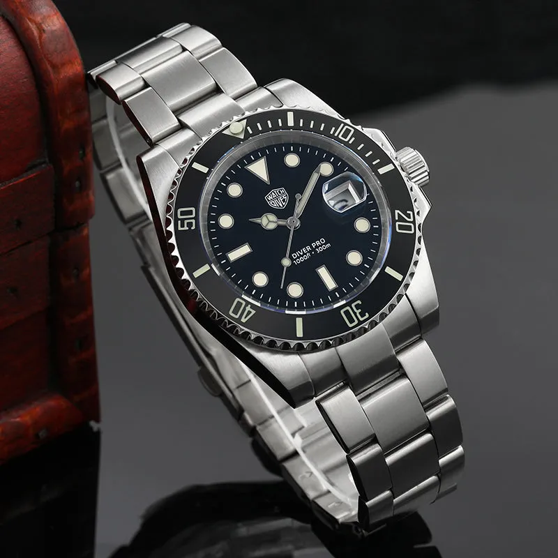 Watchdives WD1680Q Sapphire Crystal Quartz Dive Watch