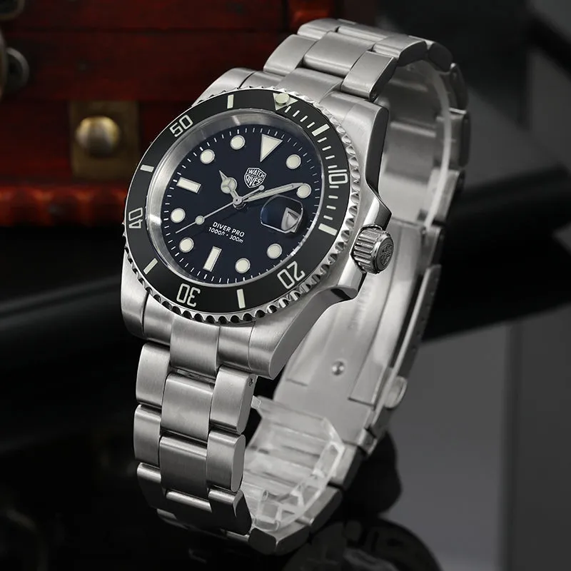 Watchdives WD1680Q Sapphire Crystal Quartz Dive Watch
