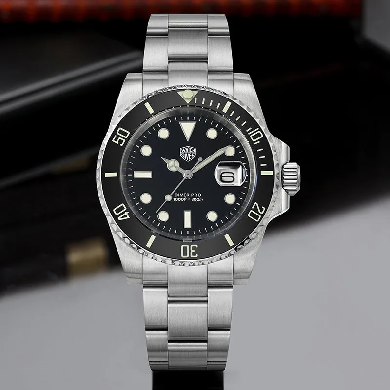 Watchdives WD1680Q Sapphire Crystal Quartz Dive Watch
