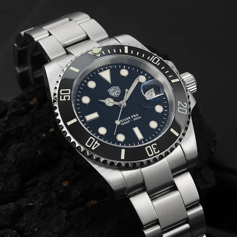 Watchdives WD1680Q Sapphire Crystal Quartz Dive Watch